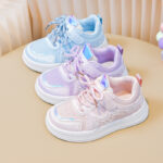 Girls' Korean-Style Low-Top Sneakers – White Waterproof Casual Shoes (Spring/Autumn) - Image 4