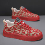 Men's Low-Top Canvas Skate Sneakers - Image 3