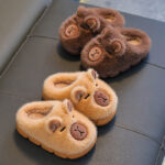 Kids Fleece-Lined Cotton Slippers - Image 2