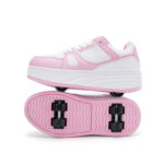 Kids Detachable Four-Wheel Roller Skate Shoes - Image 2