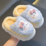 Sky Blue Rabbit Slipper / 40 41 (Fits Foot Size 39 40