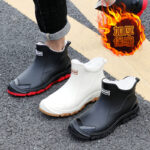 Waterproof Short Mid-Calf Rain Boots - Image 3