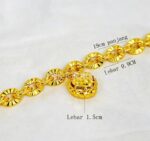 Gold-Plated Heart Chain Bracelet - Image 2