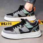 Men's Low-Top Platform Skate Sneakers - Image 2