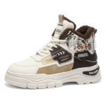 Men's Fleece-Lined High-Top Martin Boots - Image 5