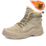 Men's Fleece-Lined High-Top Work Boots - Image 5