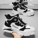 Men's High-Top Chunky Dial Sneakers - Image 4