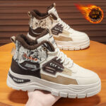 Men's Fleece-Lined High-Top Martin Boots - Image 3