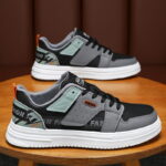 Men's Low-Top Platform Skate Sneakers - Image 4