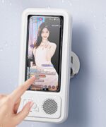 2026 Waterproof Bathroom Phone Holder Box with Bluetooth Speaker | 4 Styles - Image 15
