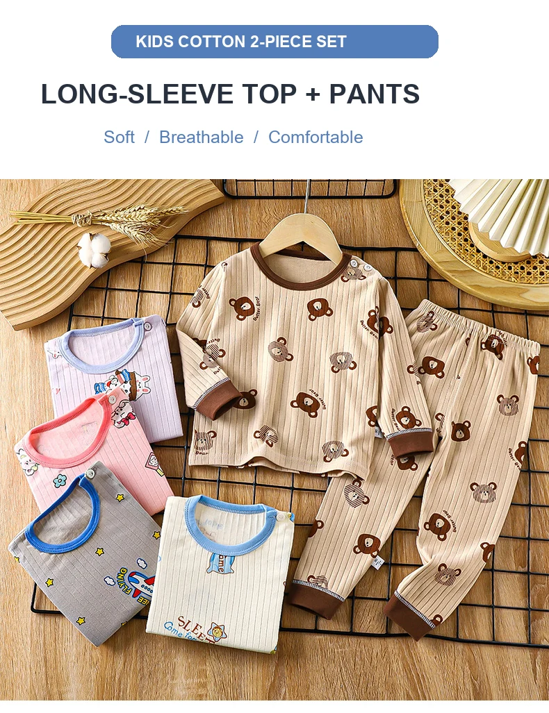Kids cotton outfit detail photo 1
