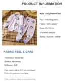 Kids Cotton Long Sleeve Set 80-150 cm - Image 27