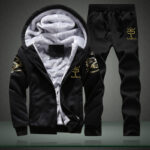 Men’s Winter Thick Fleece-Lined Hooded Tracksuit Set – 4 Colors, M–9XL - Image 4