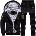 Men’s Winter Thick Fleece-Lined Hooded Tracksuit Set – 4 Colors, M–9XL - Image 2