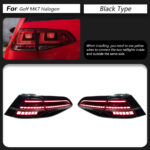 VW Golf 7 and 7.5 sequential LED tail lamps – supplier product image 8