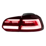 VW Golf 6 (2009–2012) Golf 8 Style LED Rear Tail Lamp – Red - Image 5