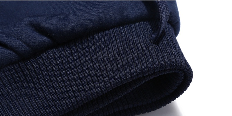 Men winter tracksuit fabric and construction detail 5